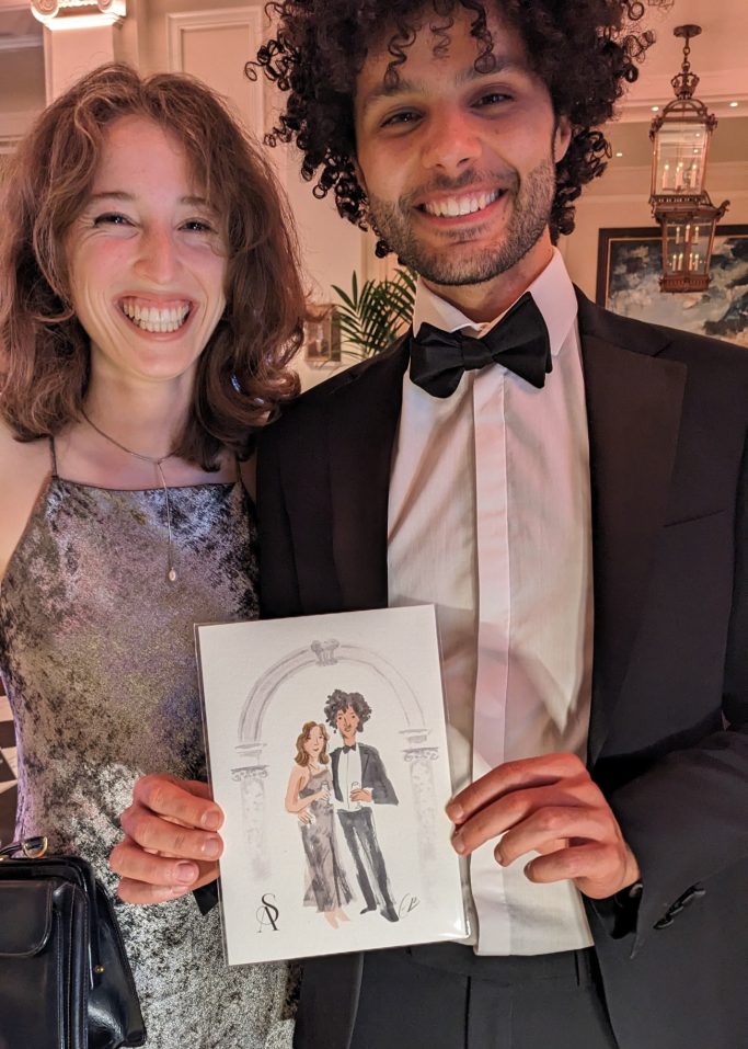 live wedding painting artist keepsake