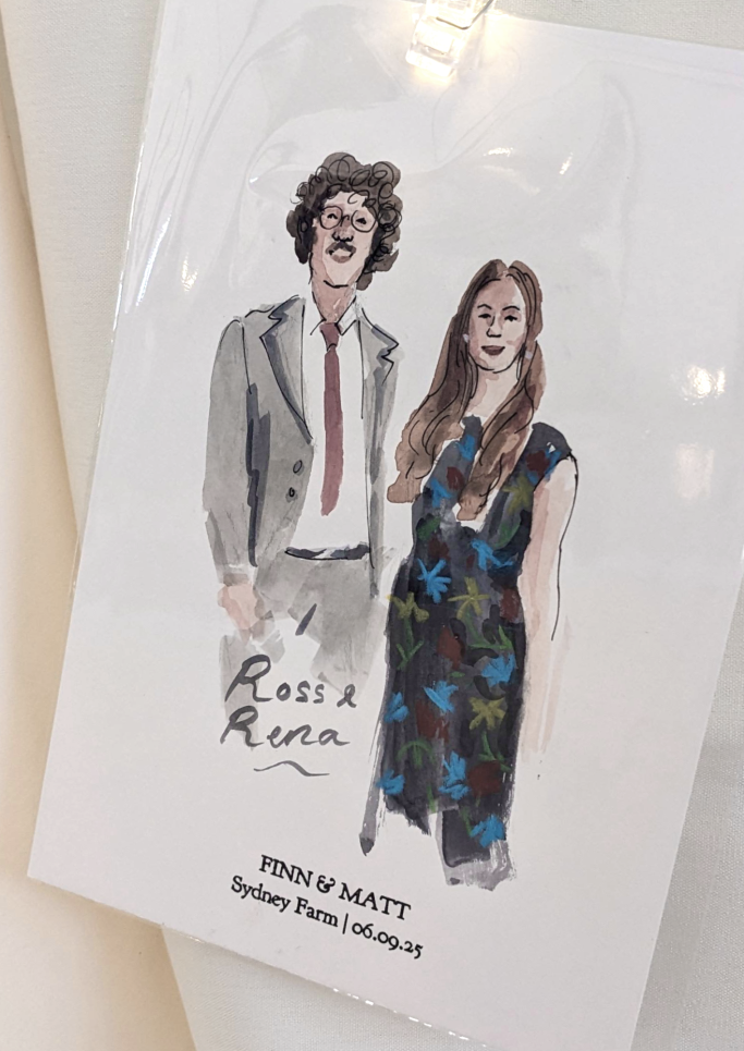 live event artist portrait painting